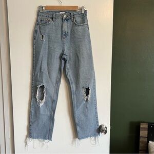 Urban outfitters BDG distressed raw hem pax jeans size 25